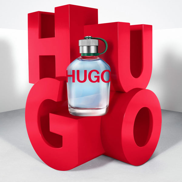 HUGO Man Eau de Toilette, Men's Perfume, Notes of Crispy Green Apple and Fir Balsam, Aromatic Fragrance, Medium Longevity, 200ml