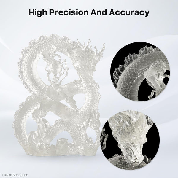 ELEGOO 8K 3D Printer Resin, Standard Photopolymer Resin 405nm UV-Curing Resin, Best for 8K/9K/12K/14K/16K LCD 3D Printer Space Grey 1000G