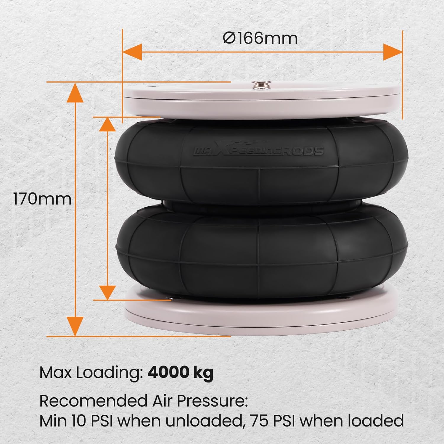 maXpeedingrods Air Suspension with Compressor for Mercedes-Benz Sprinter 06-22 4000kg