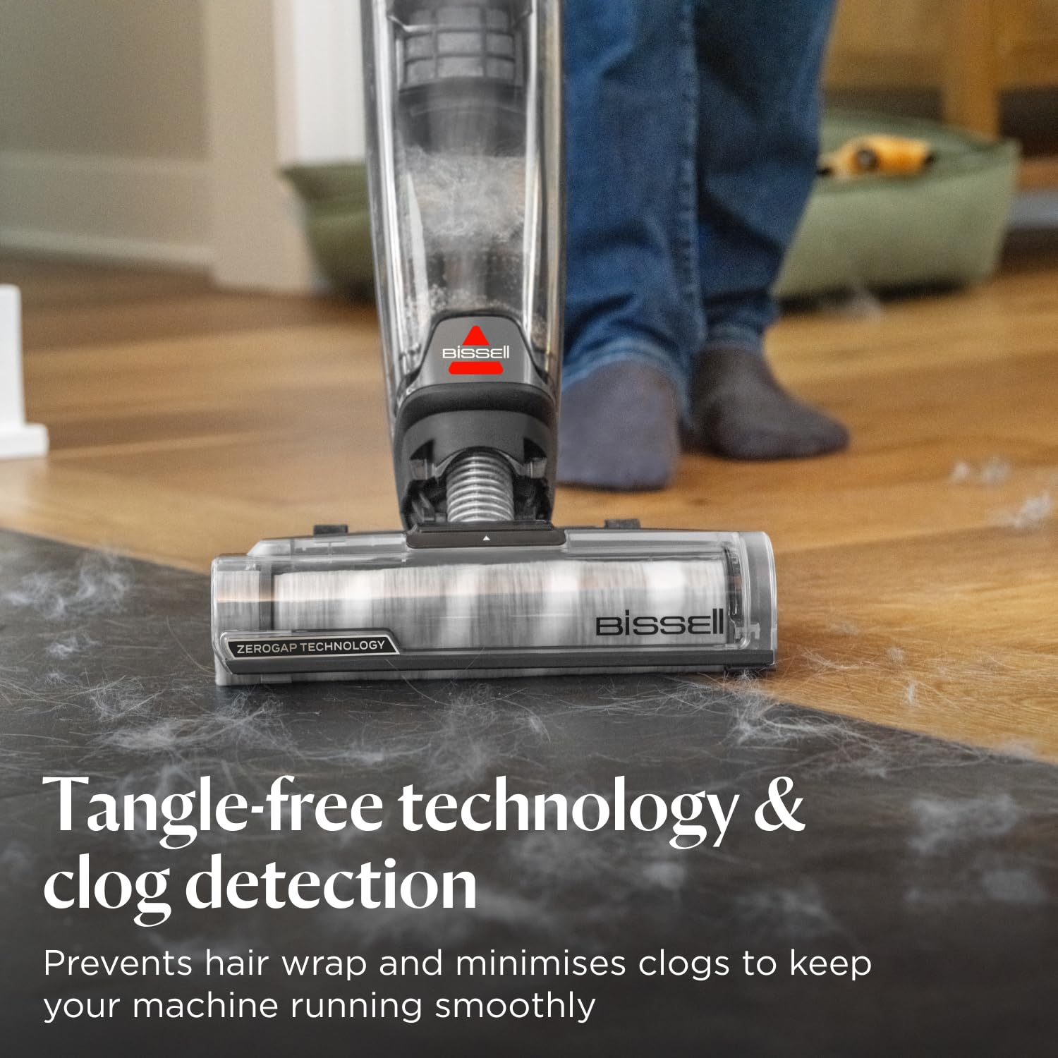 BISSELL CrossWave OmniForce, Wet and Dry Vacuum Cleaner, Powerful Floor Cleaner Machine, Multi-Surface, Cordless Vacuum Cleaner with Turbo Mode & Vacuum-Only Mode, Wet Vac up to 240m2, 69 dBA, 3912E