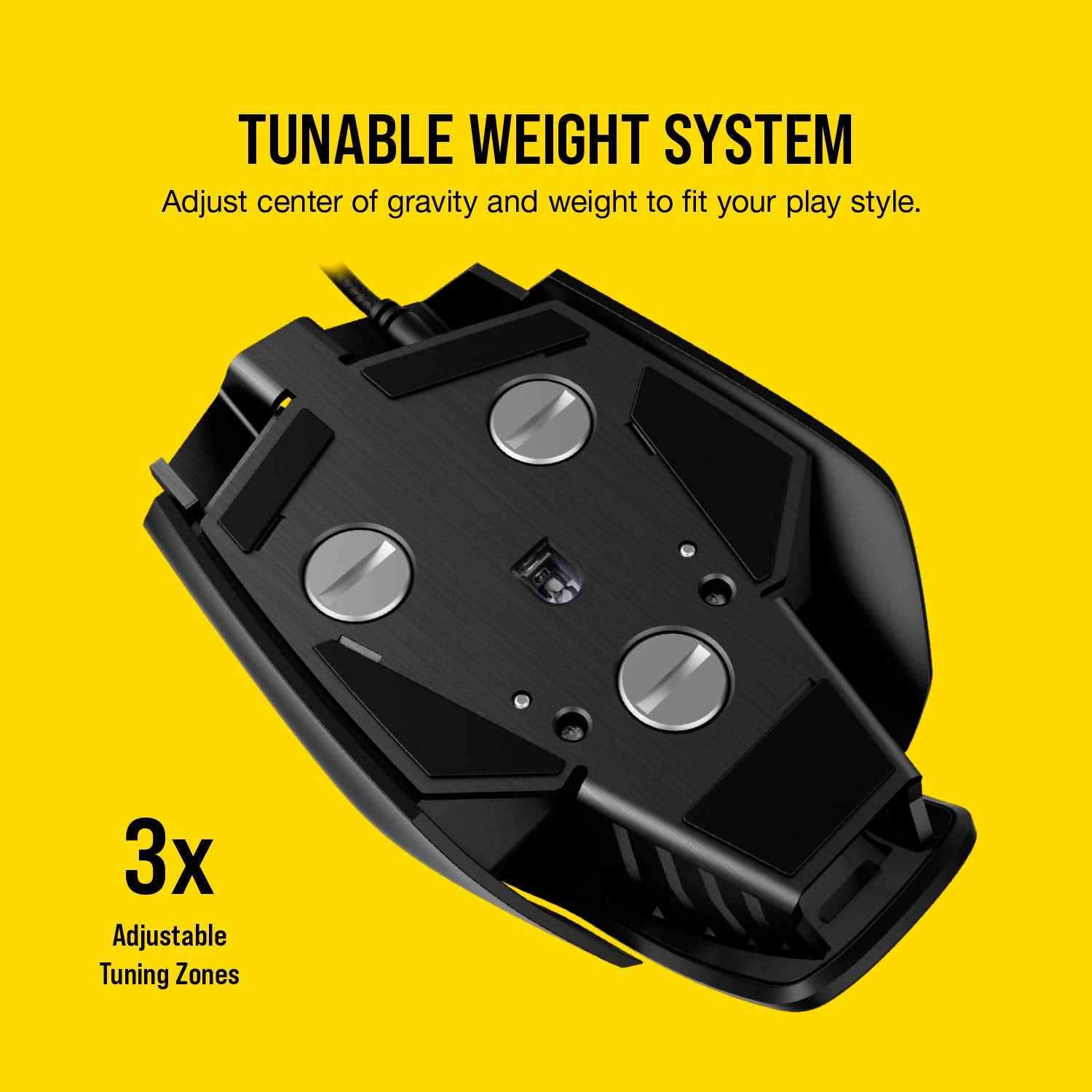 CORSAIR M65 RGB ULTRA WIRELESS Tunable FPS Gaming Mouse – 26,000 DPI – Sub-1ms Wireless – Weight System – Up to 120hrs Battery – iCUE Compatible – PC, Mac, PS5, PS4, Xbox – Black