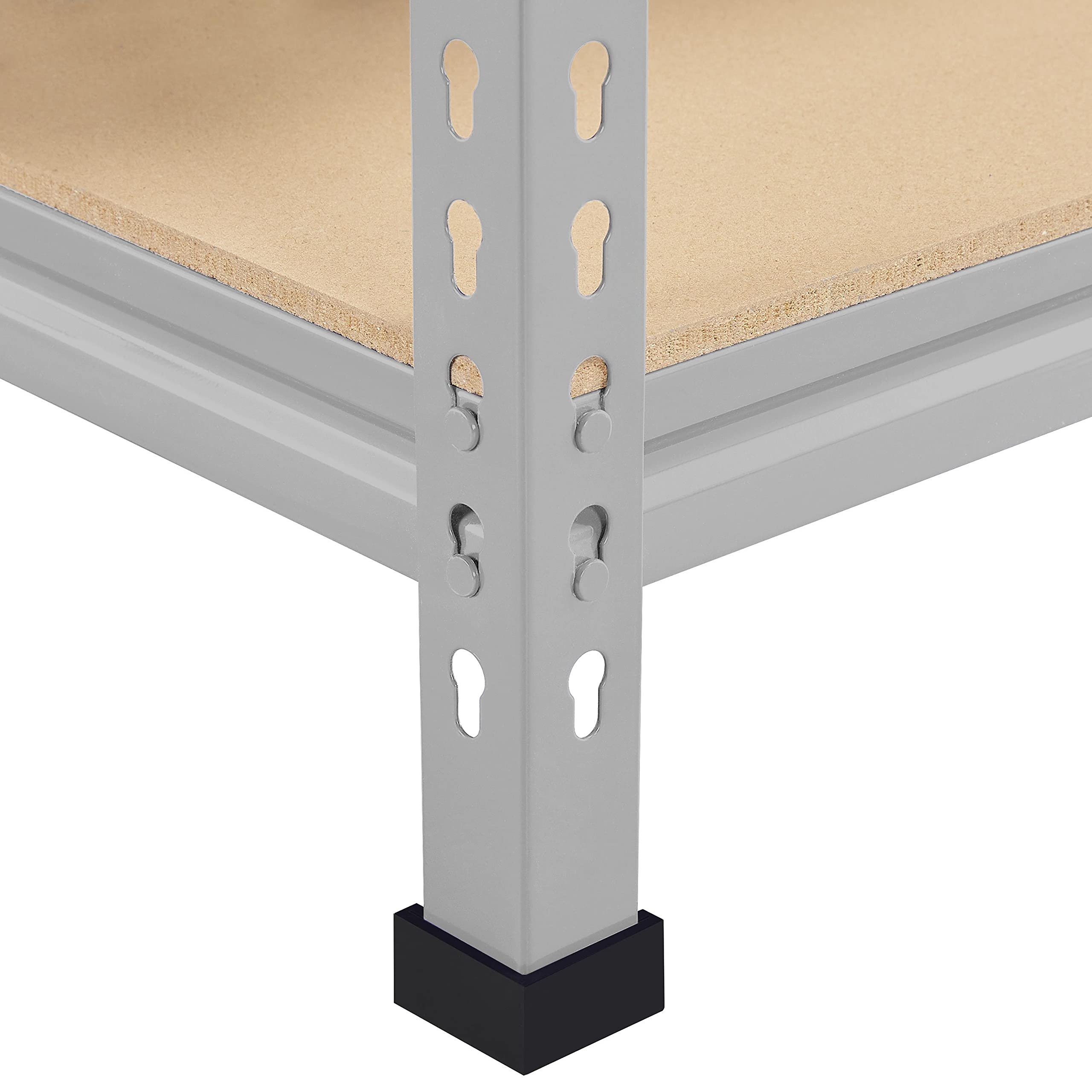 Yaheetech 5 Tier Garage Shelving Units, Heavy Duty Racking shelves, 150KG Per Shelf/750KG Capacity, 70cmx30cmx150cm（LxWxH,Dark Gray