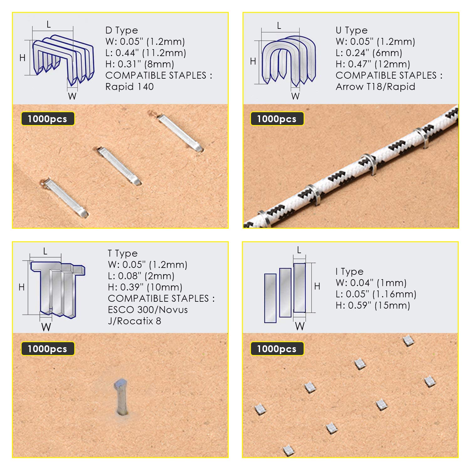 Upholstery Staple Gun Heavy Duty, TOPEC 3-in-1 Stapler Gun with 600 Staples, Manual Brad Nailer Power Adjustment Stapler Gun for Wood, Crafts, Carpentry, Decoration DIY