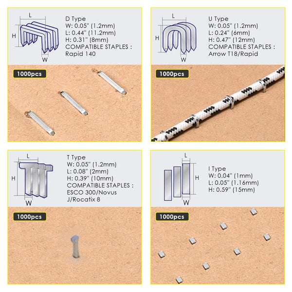 Upholstery Staple Gun Heavy Duty, TOPEC 3-in-1 Stapler Gun with 600 Staples, Manual Brad Nailer Power Adjustment Stapler Gun for Wood, Crafts, Carpentry, Decoration DIY