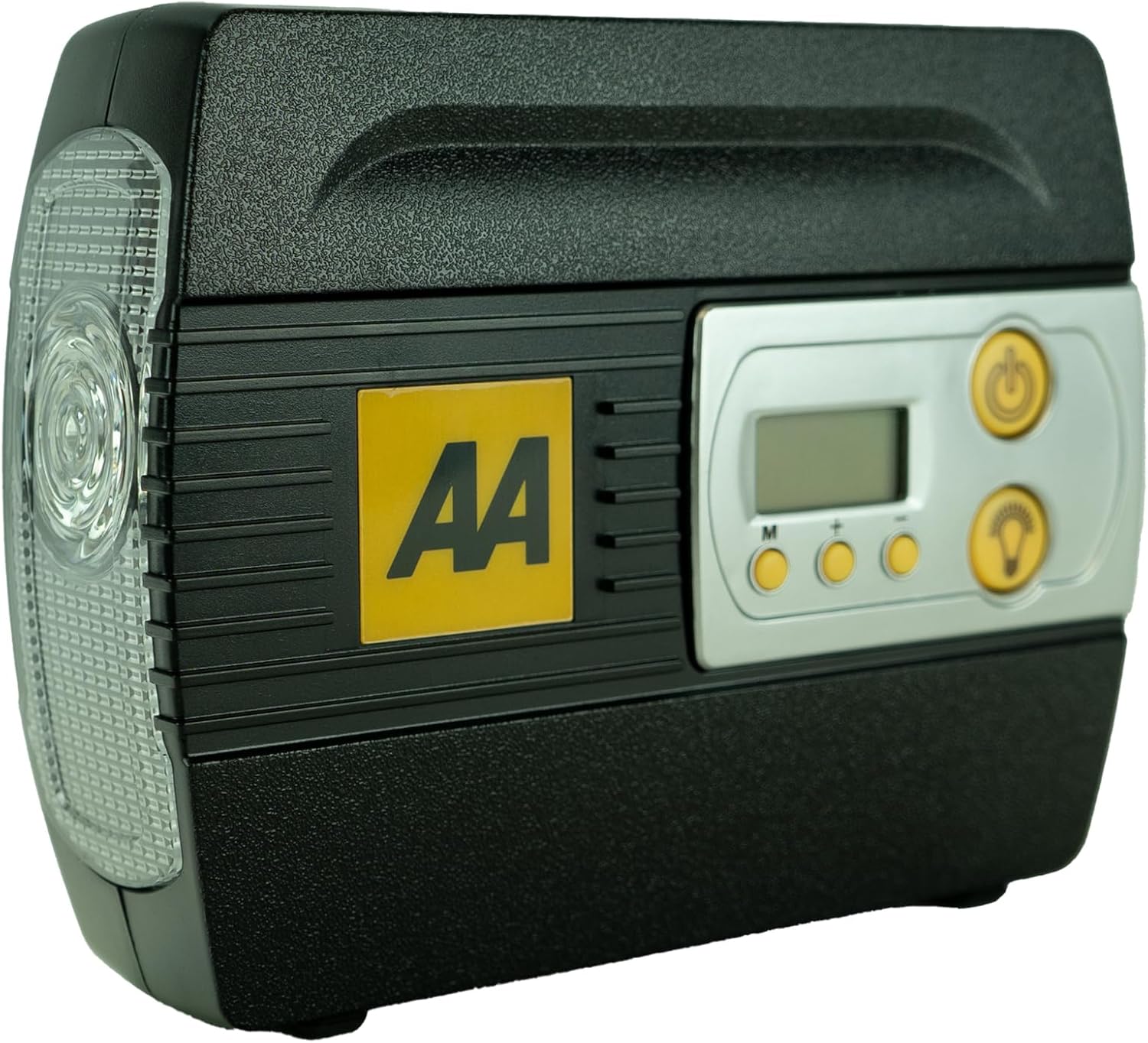 AA 12V Digital Tyre Inflator AA5502 – For Cars Other Vehicles Inflatables Bicycles - Shows PSI BAR KPA 3-100 PSI – Includes Adaptors, Black