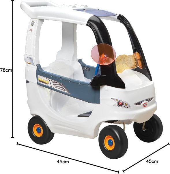 Little Tikes Adventure Rover - Indoor and Outdoor Space Ride-On with Sound FX) Kid and Parent Powered - Great Gift for Children, Toddlers, Boys and Girls - Ages 1.5 to 5 Years