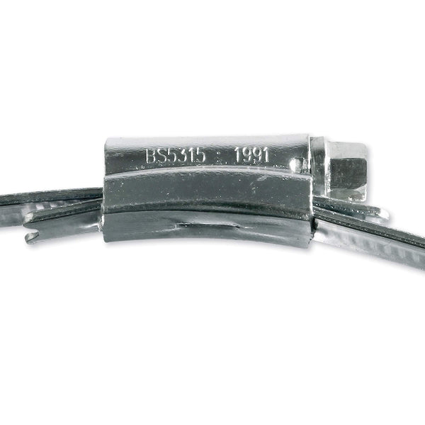 Eclipse Professional Tools ECW1-2A W1 Box of 10 35-50mm (1 ⅜" - 1 ¾") Mild Steel Worm Gear Hose Clamps