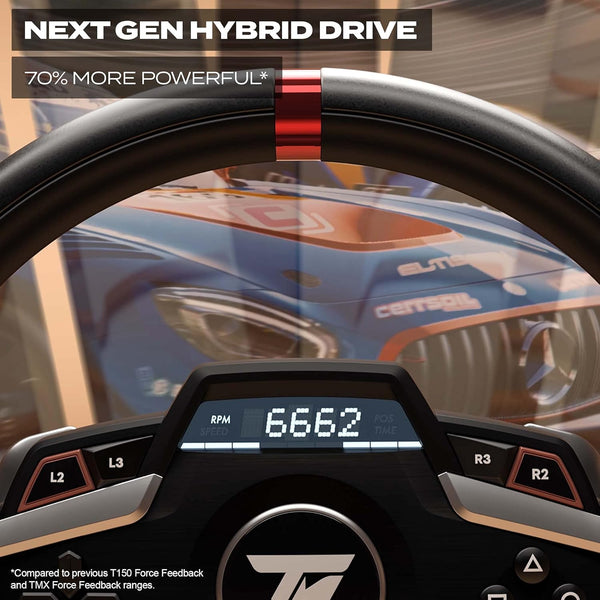 Thrustmaster T248 - High-Performance Racing Wheel and Pedal Set with Force Feedback for PlayStation 5, PlayStation 4, and PC