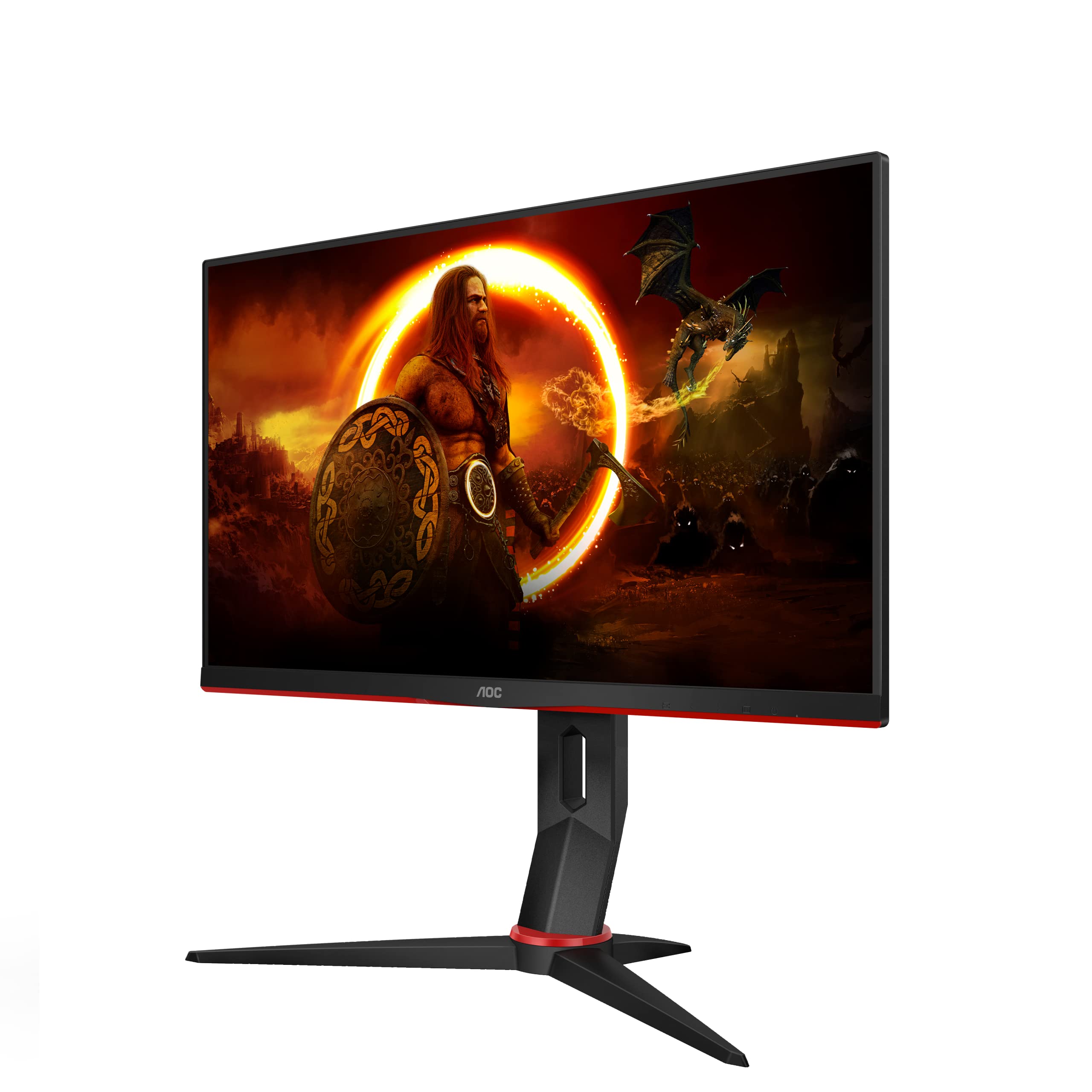 AOC Gaming 25G3ZM/BK - 24.5" 240Hz FHD Monitor, 0.5ms MPRT, FreeSync Premium (1920x1080, HDMI 2.0 x 2, DisplayPort 1.2 x 1, Headphone out (3.5mm)) black/red
