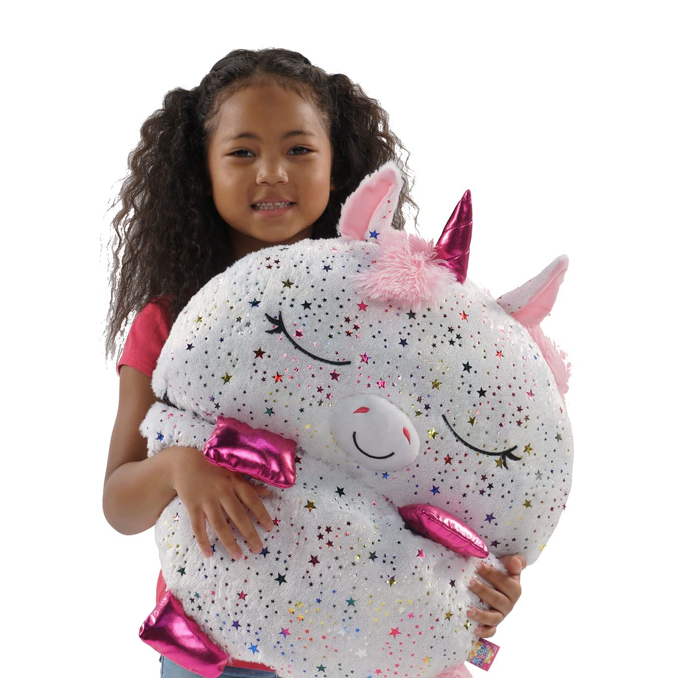Happy Nappers Kids Sleeping Bag - Plush Toy, Comfy Sleeping Bag & Fluffy Pillow All in One