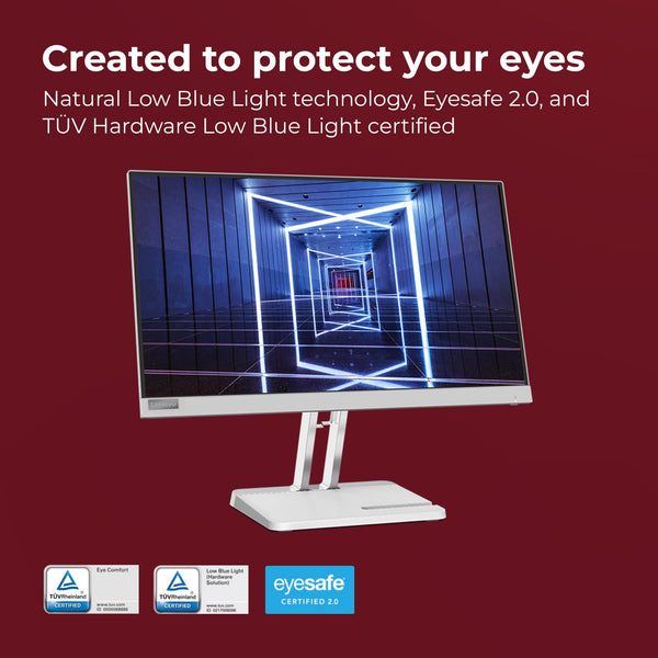 Lenovo L27i-4B 27 Inch PC Monitor | FHD, 1080p, 48-100Hz, IPS, 4ms, VGA and HDMI