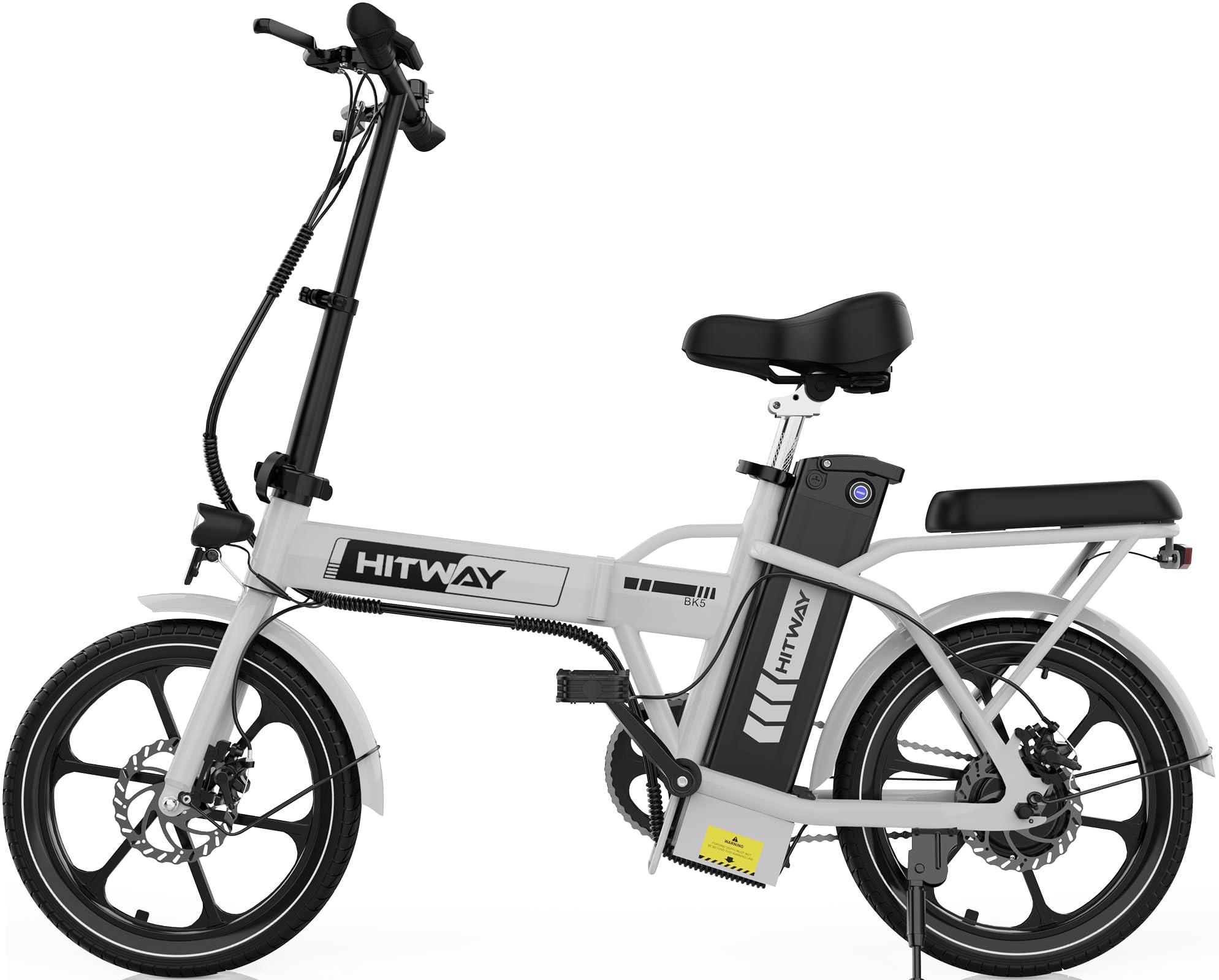 HITWAY Electric Bike E Bike Foldable City Bikes 36V/10.4AH Battery, 250W Motor, Assist Range Up to 35-90KM BK5S Electric Bicycles