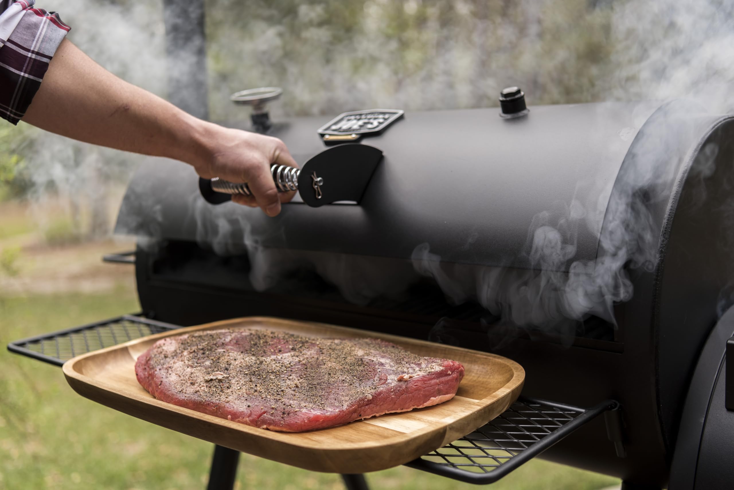 Char-Broil 140 755 Oklahoma Joe’s® Highland Smoker, Black Finish.,145 x 85 x 135 cm