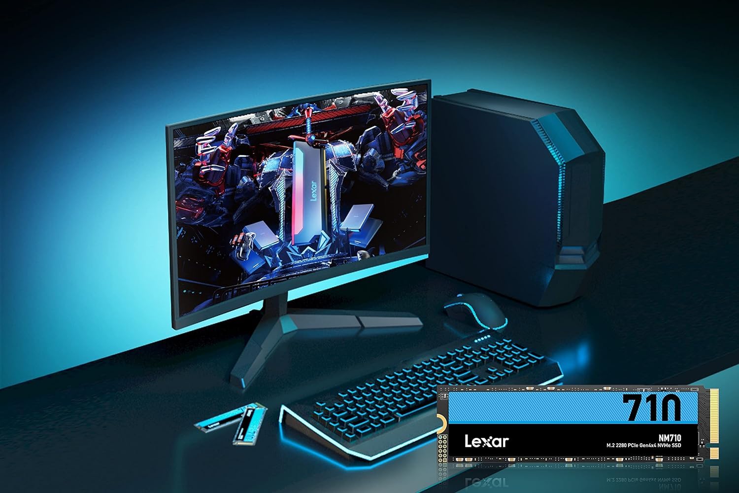 Lexar NS100 2.5” SATA III 6Gb/s Internal 256GB SSD, Solid State Drive, Up To 520MB/s Read, for Laptop, Desktop Computer/PC (LNS100-256AMZN)