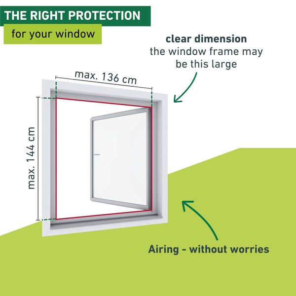 IS Plus Frame Window 140 x 150 cm A.