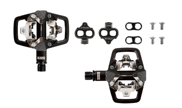 LOOK Cycle - X-TRACK En-Rage MTB Pedals - Standard SPD Mechanism Compatible - Forged Aluminum Body - Large Contact Surfaces - Strong and Light Bike