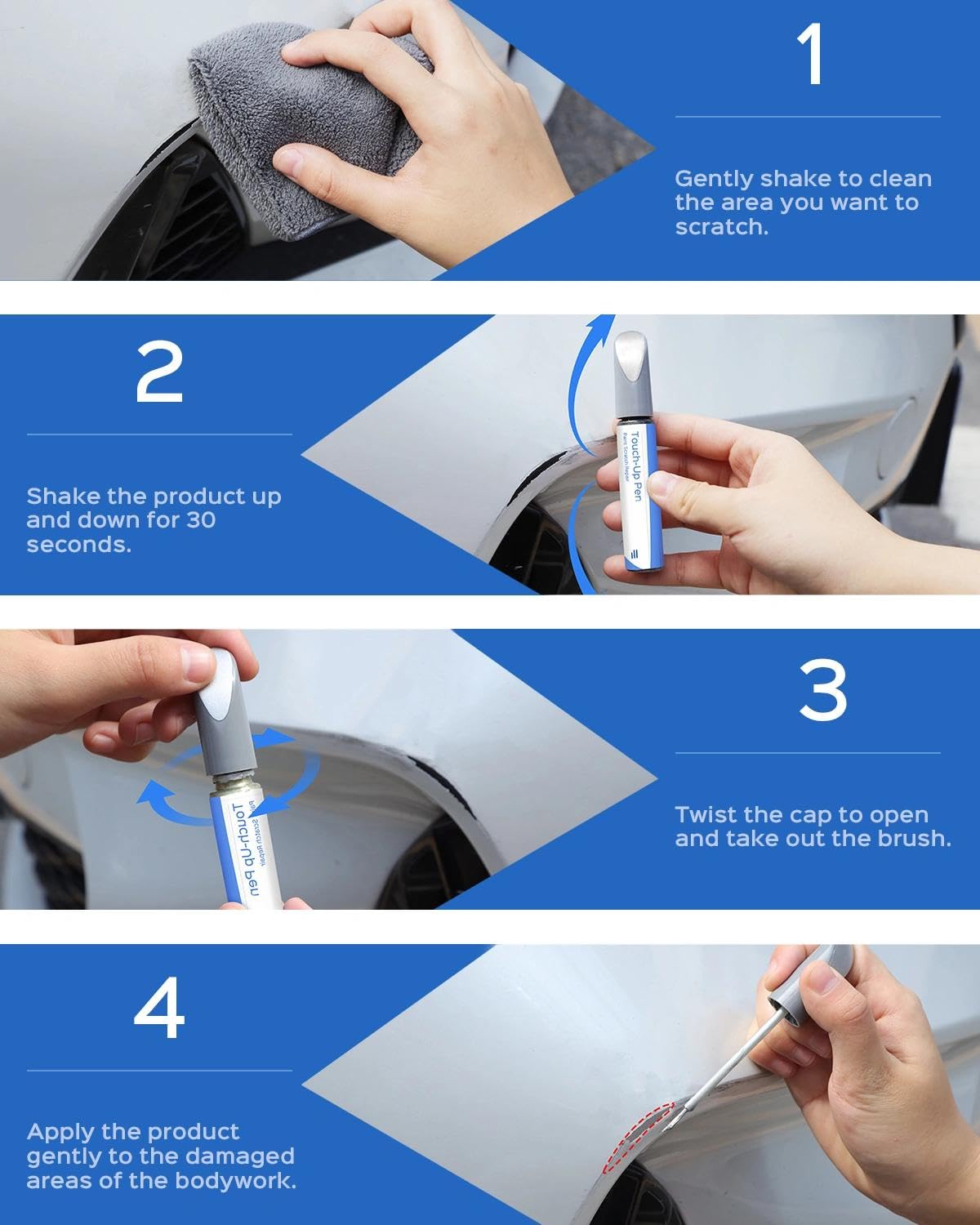 (84A/G) Guards Red Touch-Up Paint For Porsche – Exact Match For Chips And Scratches