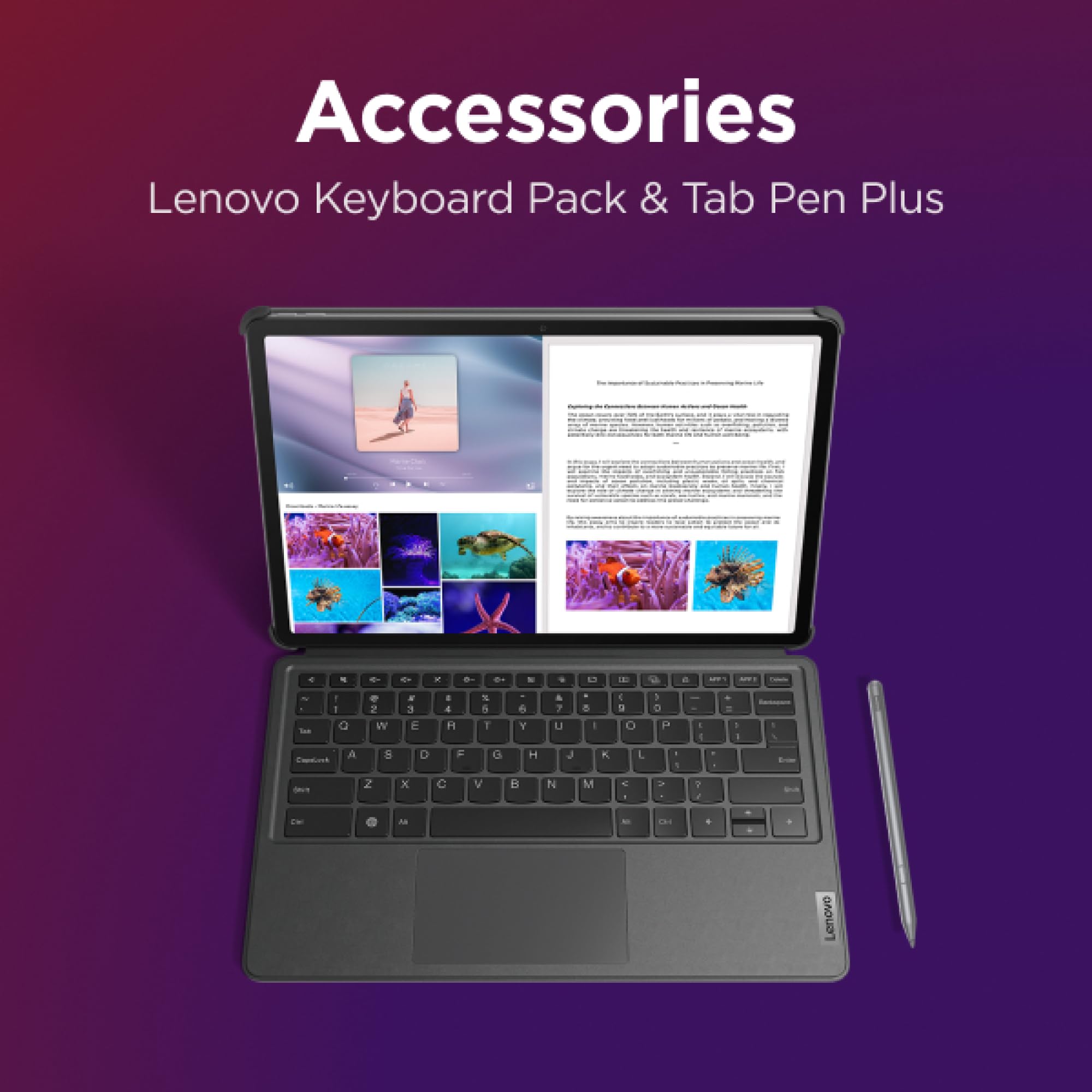 Lenovo Tab M9 Android tablet | 9-inch HD | 32GB | Clear Case + Film | WiFi | 3GB RAM | Arctic Grey | Designed for portable entertainment