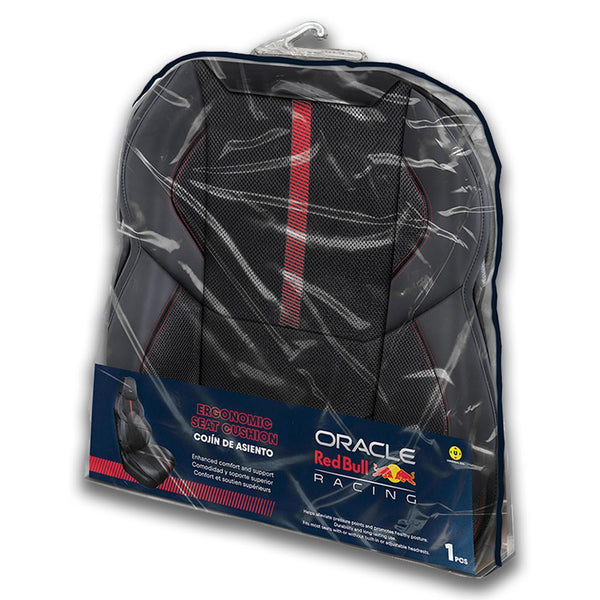 Xtremeauto Red Bull Racing Car Seat Cover – Universal Fit Seat Cover with Non-Slip Base & Elastic Strap, Red Power Bar Design, Cars, Office & Gaming Chairs (PowerBar Edition)