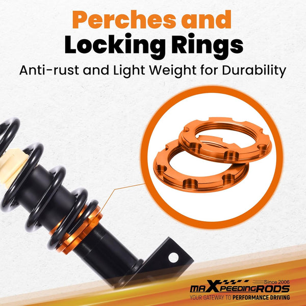 maXpeedingrods Coilovers Suspension Kit for VW T5 T6 Transporter T26/T28/T30 Multivan Caravelle