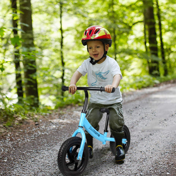 12" Balance Bike Carbon Steel Frame No Pedal Walking Balance Bike Training Bicycle for Kids and Toddlers 2- to 6 Years Old