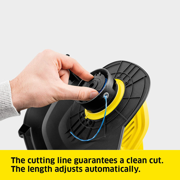 K?rcher 18V Battery-Powered Grass Trimmer LTR 18-25, Cutting Speed: 9500 rpm, Cutting Diameter: 25 cm, Thread Diameter: 1.6 mm, Can be Used with the