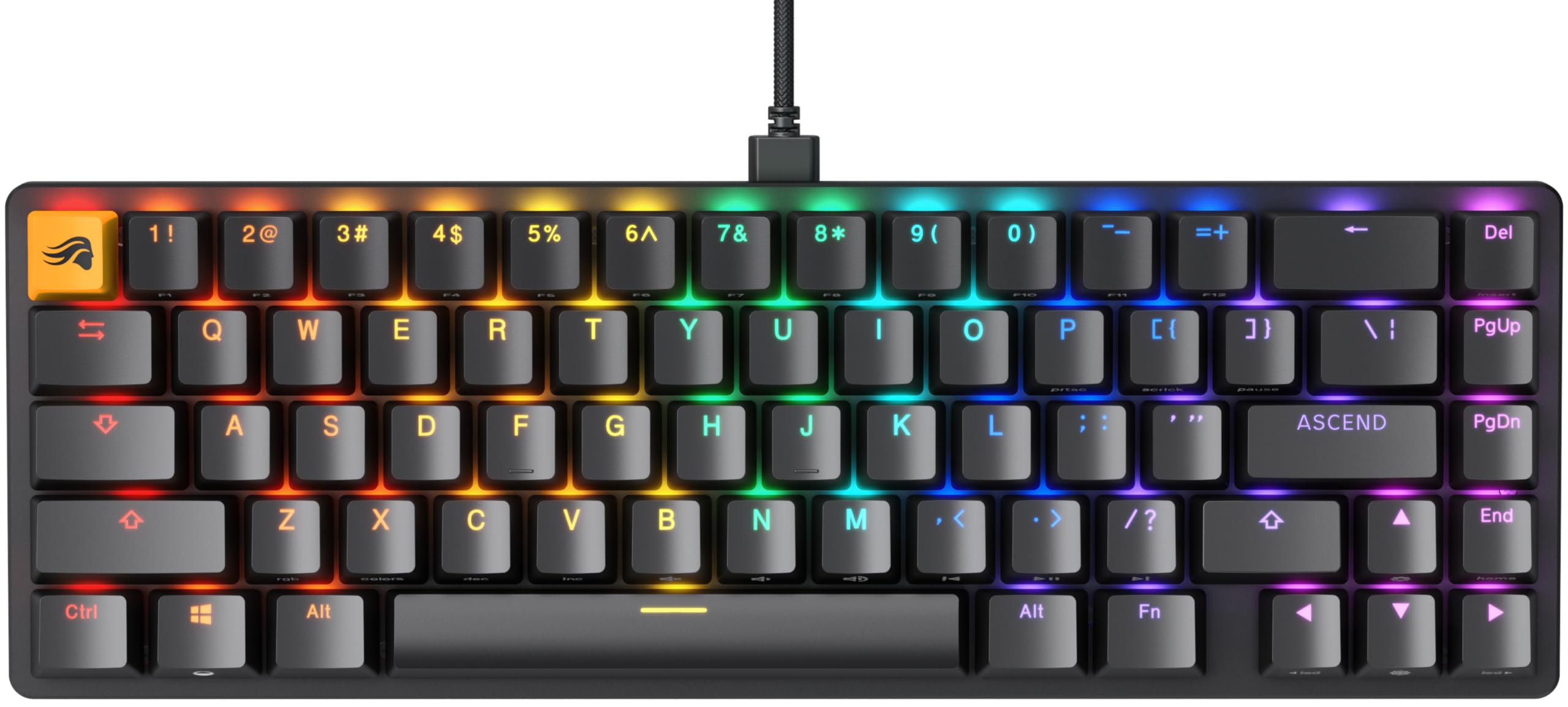 Glorious Gaming GMMK 2 Full Size (96%) - Mechanical Gaming Keyboard, Aluminium Frame, Customisable, Doubleshot Caps, Fox Switches, Per Key RGB, Full NKRO, English UK QWERTY Layout - Pink
