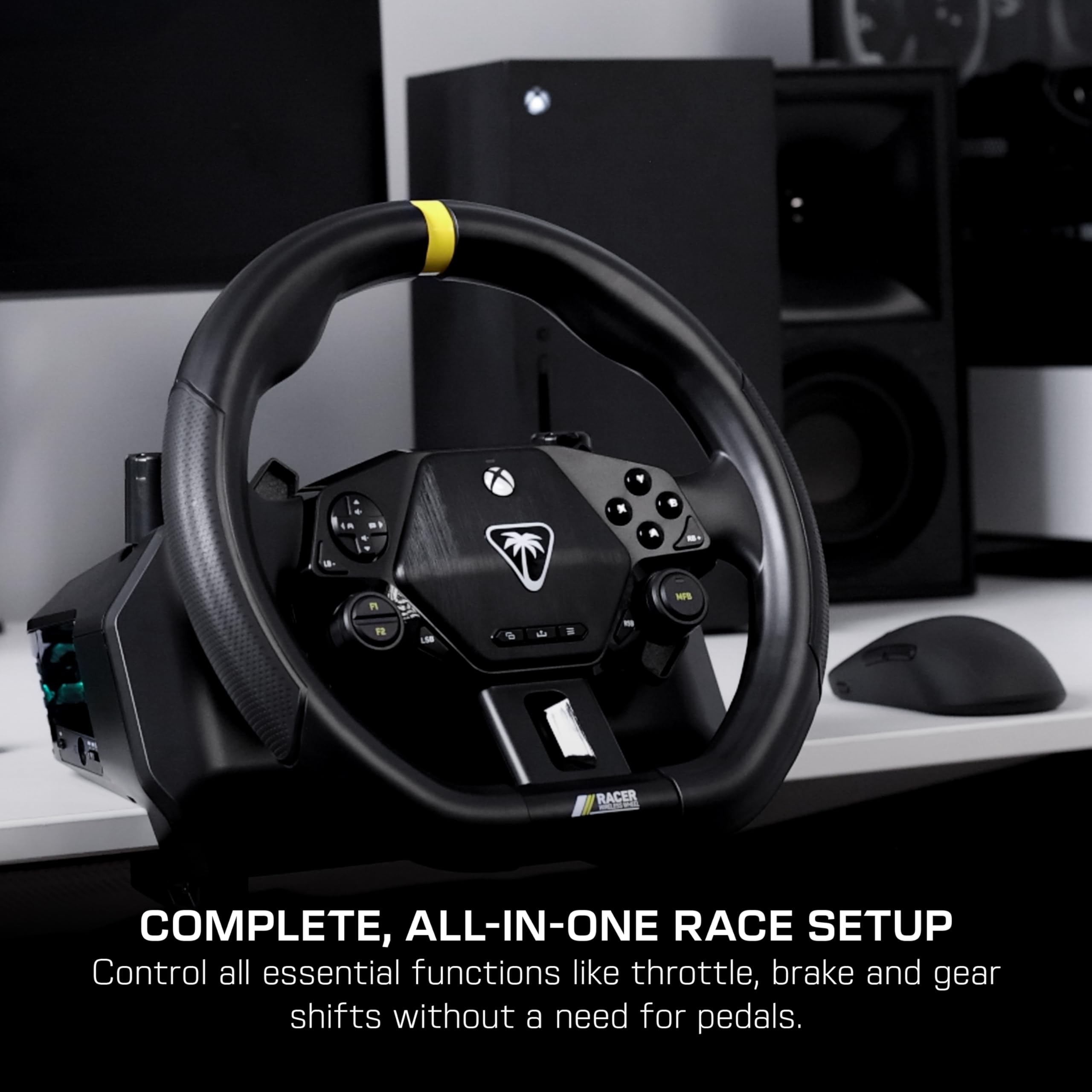 Turtle Beach VelocityOne Multi-Shift Universal Gear Shifter & Handbrake for Windows 10/11 PCs | Xbox Series X|S & Xbox One