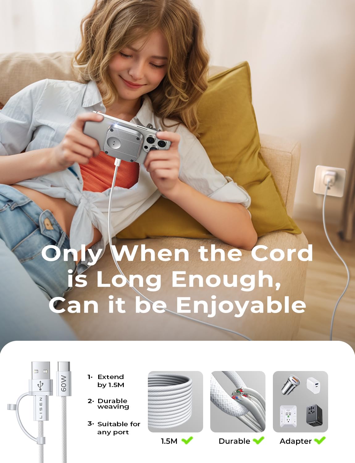 LISEN Travel Magsafe Wireless Charger for iPhone 16 Apple Watch, Mag Safecharger Charging Station Pad Portable Magnetic Charger Stand Dock Desk Accessories for iPhone 16 Pro Max 15 13 12 14 Pro iWatch