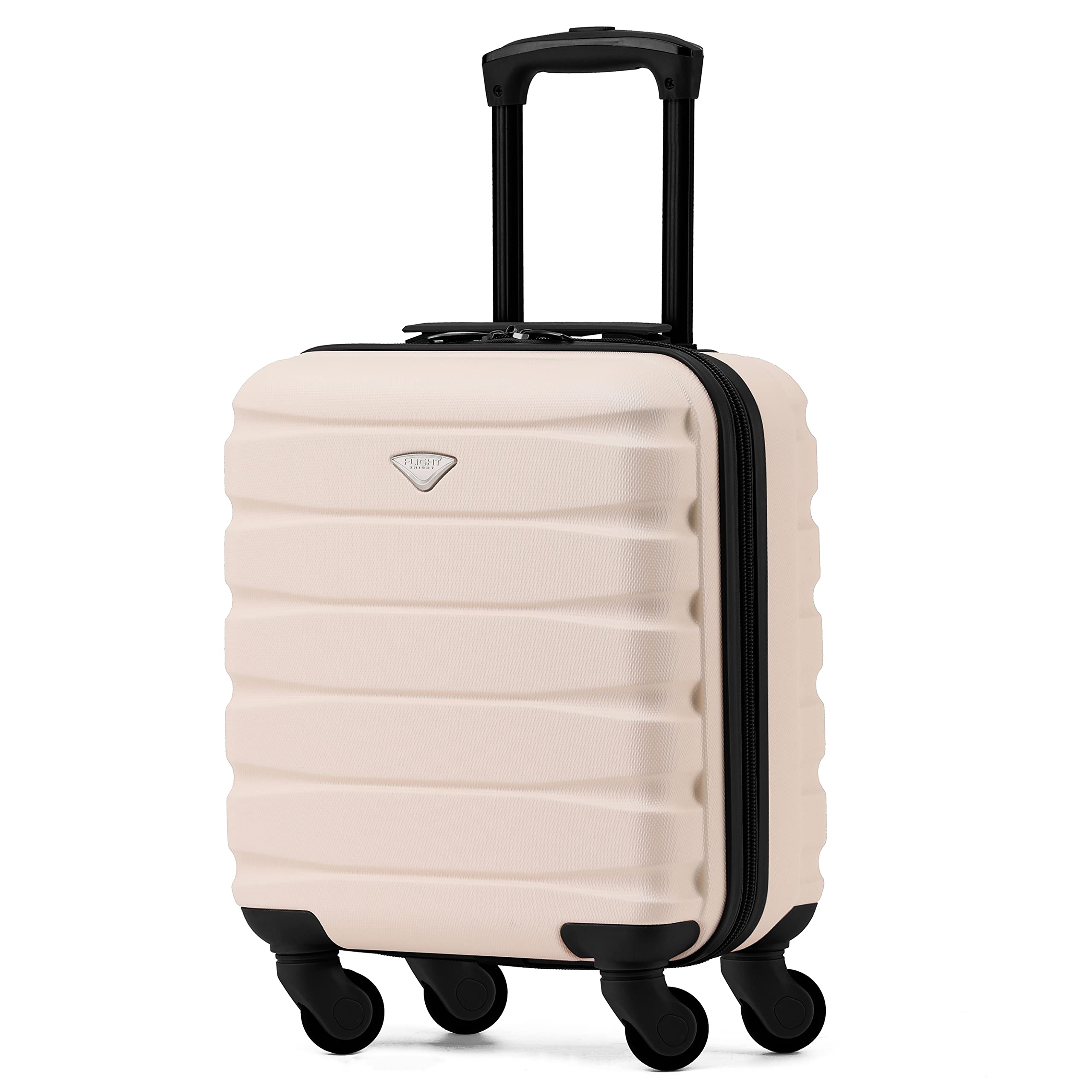 Flight Knight Set of 3 Lightweight 4 Wheel ABS Hard Case Suitcases Cabin & Hold Luggage Options Approved for Over 100 Airlines Including easyJet, British Airways, Ryanair, Jet2 & Many More