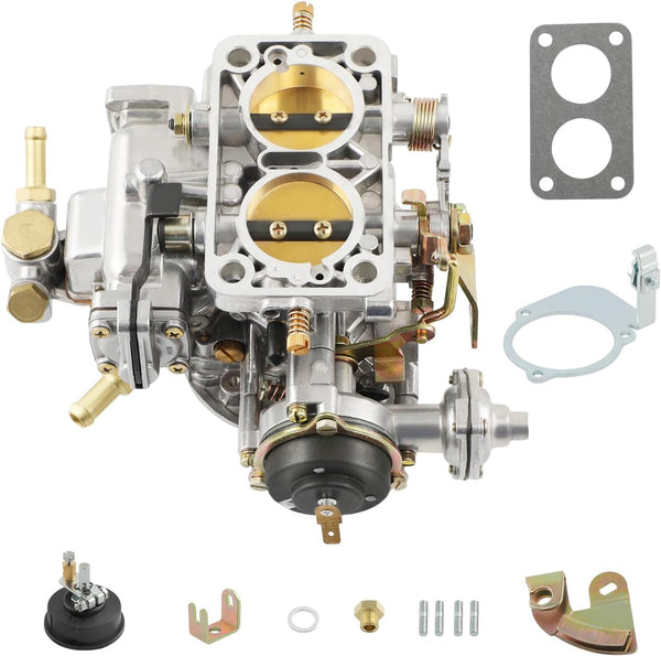 maXpeedingrods 4 Cylinder Carburetor 2 Barrel 38 19830.202 Universal for VW/Ford/Renault/Dodge/Toyota