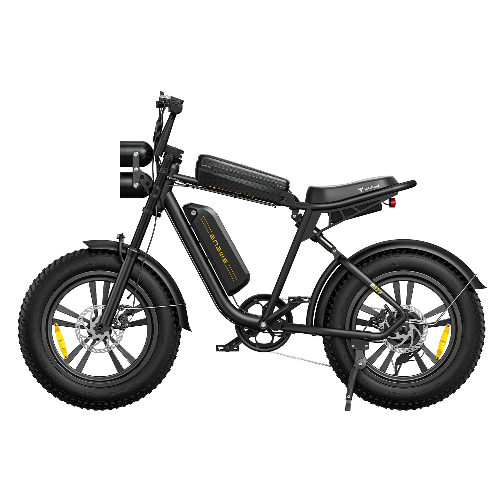 ENGWE M20 Electric Bike for Man, Mountain E-bike with 20"×4.0" Fat Tire, 48V 13AH Detachable Battery,All -Terrain Bike with Shimano 7-Speed for Adults