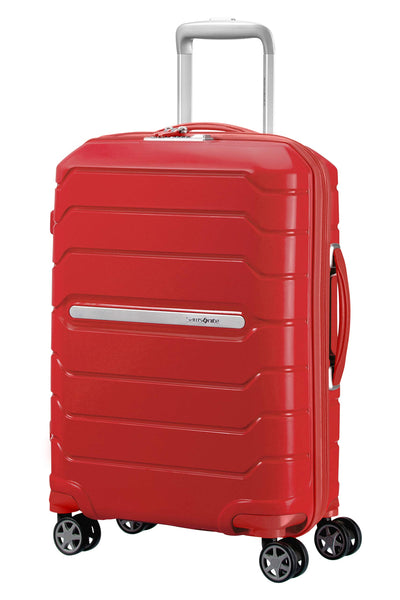 Samsonite Flux - Spinner L, Expandable Suitcase, 75 cm, 99/111 L, Red (Red)