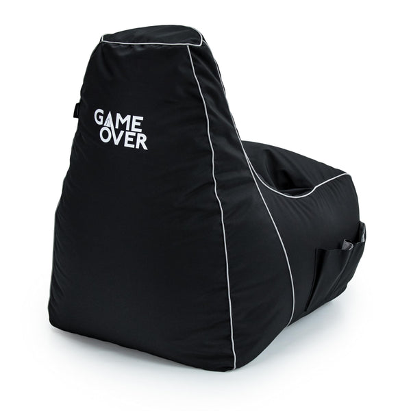 Game Over Lich Blade Video Gaming Bean Bag Chair | Indoor Living Room | Side Pockets for Controllers | Headset Holder | Ergonomic Design for the Dedicated Gamer