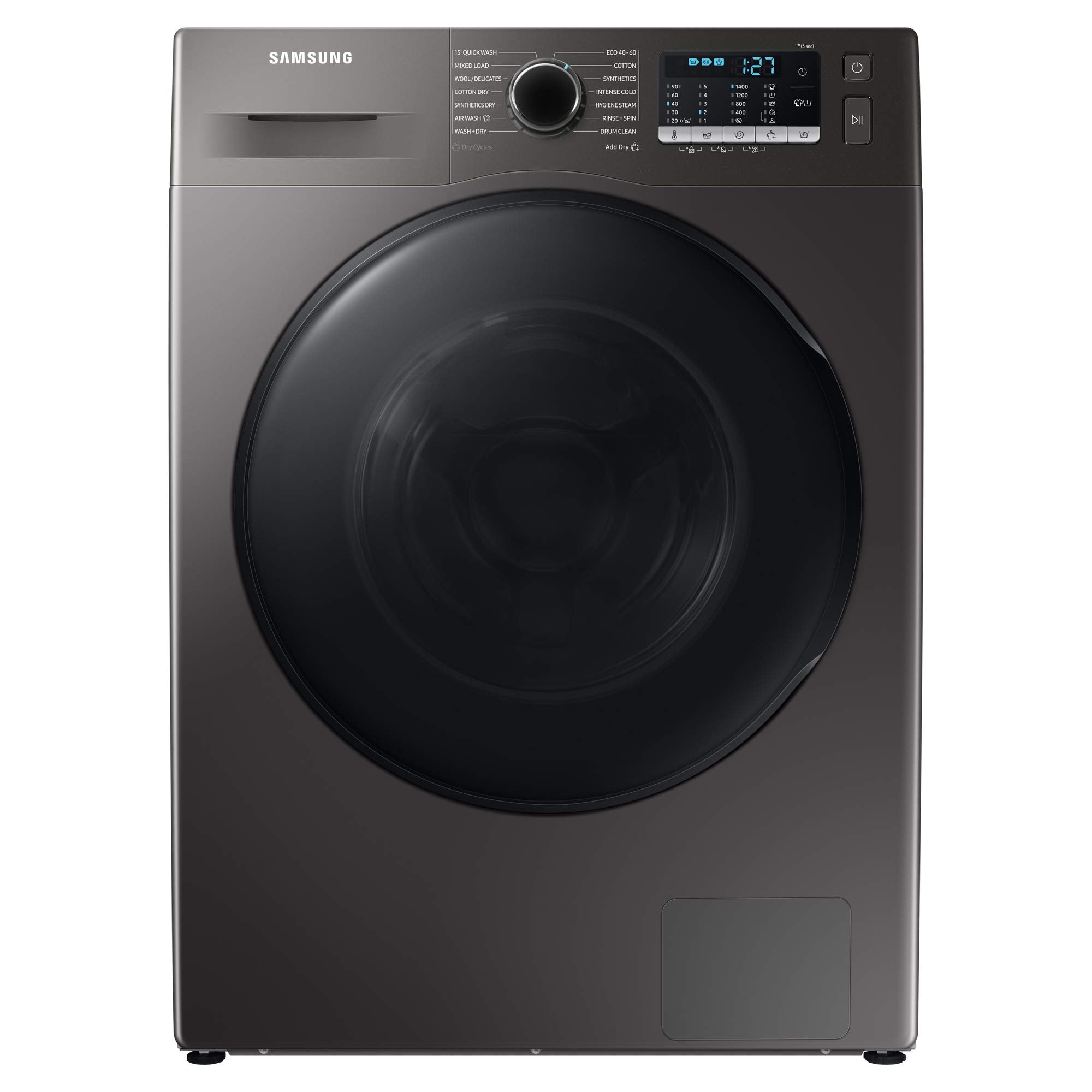 Samsung Series 6 Washer Dryer, AI Energy, Wi-Fi enabled, 9/6kg 1400rpm, White,WD90DG6B85BEU1