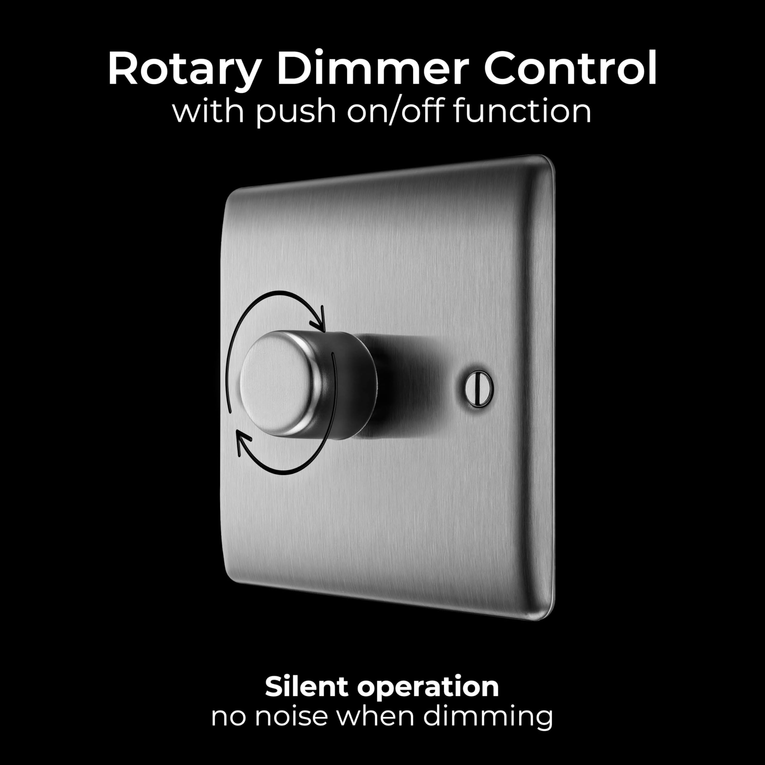 BG Electrical Cooker Switch with Socket and LED, Cooker Control Unit, Control Socket, Double Pole, Raised Profile, Round Edges, Nexus Metal, Brushed Steel, Grey Inserts, 45A, NBS70G