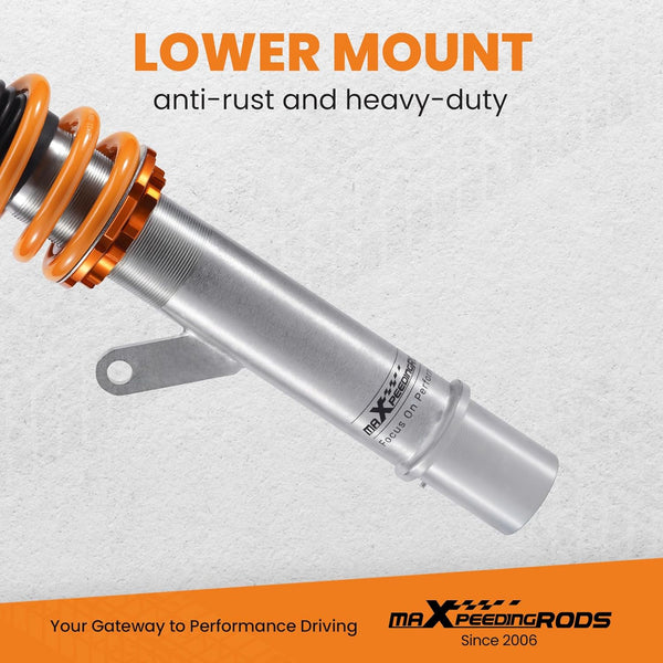 maXpeedingrods Coilovers Lowering Kit for VW Golf MK7 5G for Audi S3 A3 8V S3 2013-20 Height Adjustable Kit for SEAT Leon Mk3 5F 2012-2019
