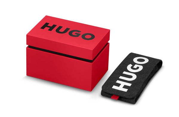 HUGO Analogue Quartz Watch for Men Collection #First - Available with Stainless Steel Bracelet or Leather Strap