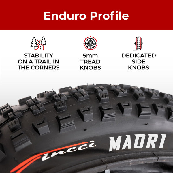 Fincci Bicycle Tyres MTB 29 x 2.25 Inch - Pair Foldable Tires 29 inches 60 TPI with 1mm Nylon Puncture Protection for Cycle on Mountain & Electric &