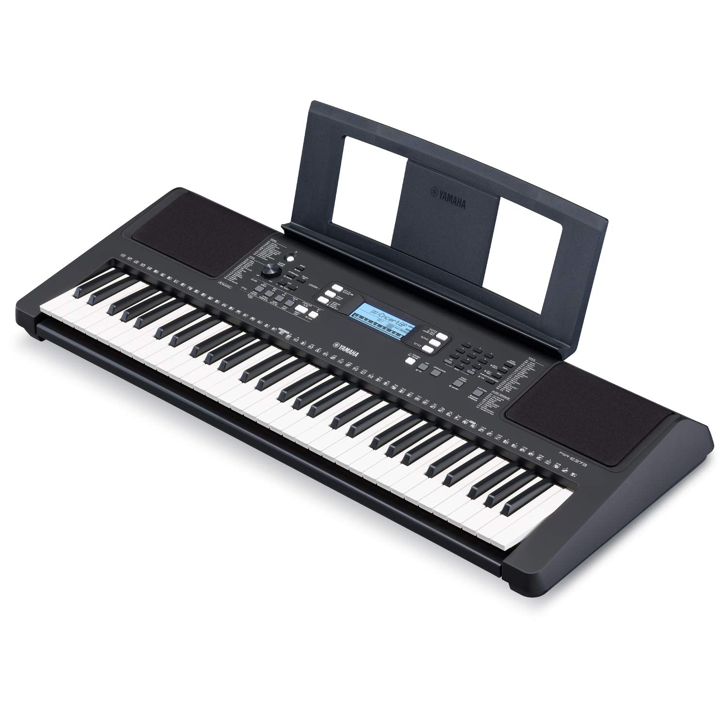 Yamaha PSR-E383 Portable Keyboard for Beginners, 650 Authentic Instrument Voices and Touch-Sensitive Keys with 48-Note Polyphony, Includes 2 Online Lessons with Yamaha Music School Teacher