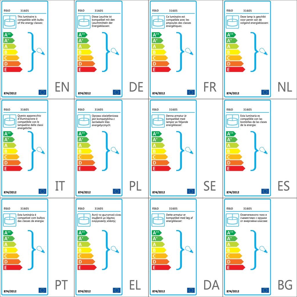 Eglo Maserlo 3-Flame Textile Pendant lamp, Steel and Fabric Hanging Light, Colour: Matt Nickel, Black, Gold, Socket: E27, : 53 cm/20.8 inches