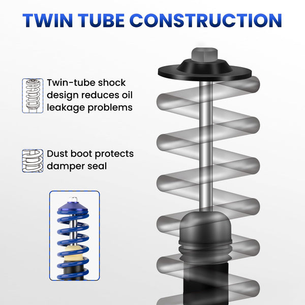 maXpeedingrods Coilovers for Golf Mk2 (19E) for Golf Mk3 (1H/1E) for Jetta Mk2 (19E) for Jetta/Vento Mk3 (1H)- Blue