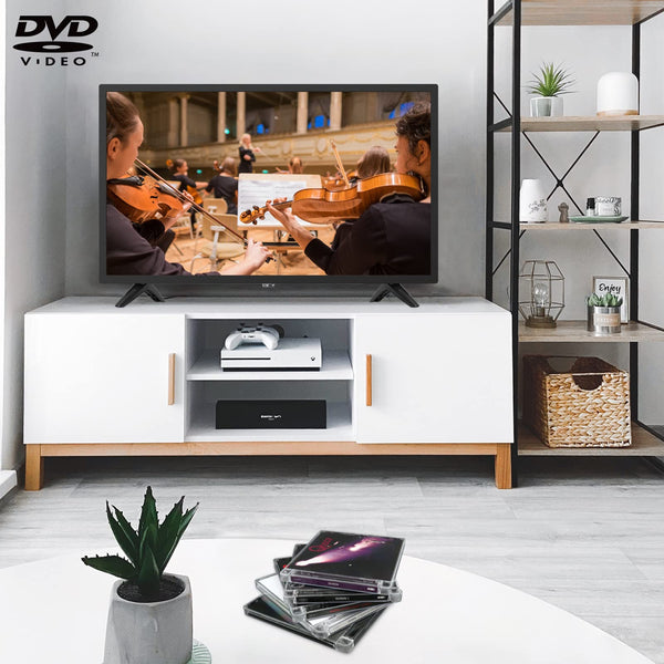 RCA RB24H2CU 24" inchFreeview HD TV DVB-T2/C/S2 Dolby Digital Audio, LED Backlighting Display, HDMI VGA PC SCART USB Travel Small TV for Motorhome and Campervan,Caravans,12 Volt