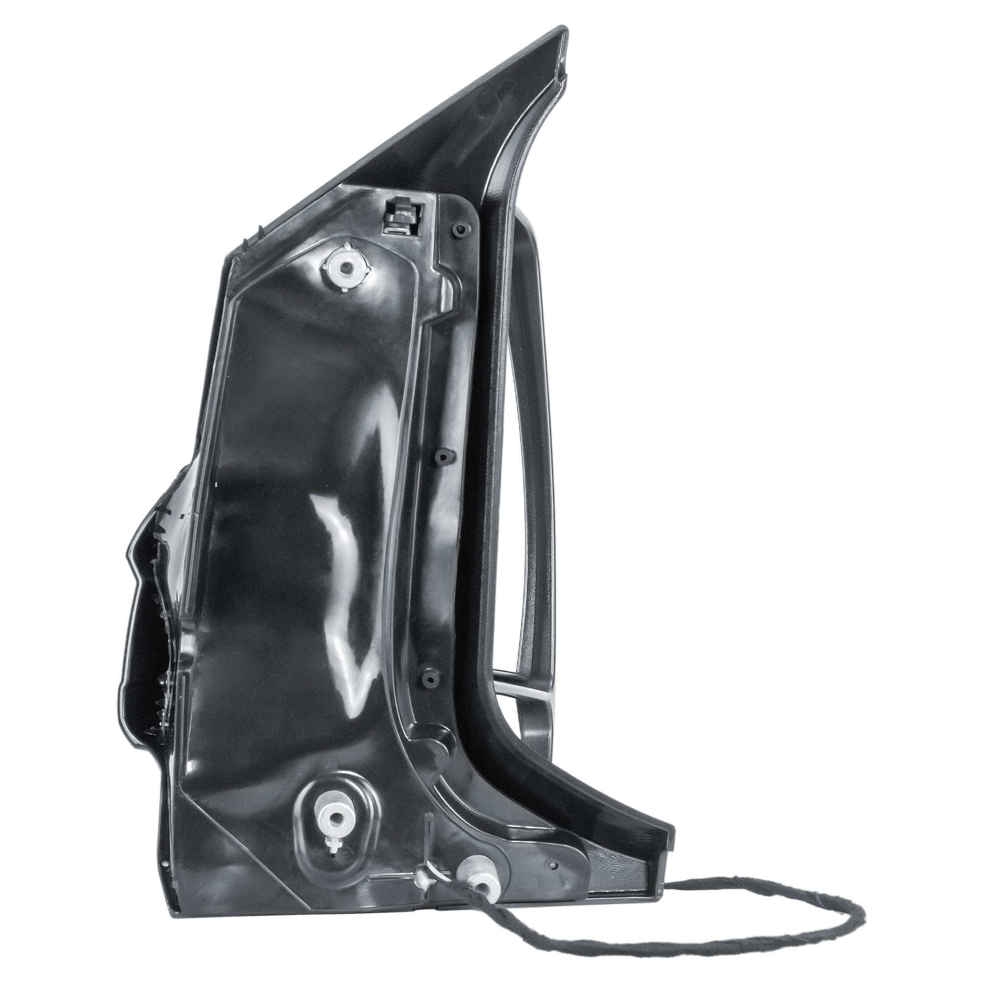 Repmacement Driver Right Side Door Wing Mirror O/S Electric and Heated Manual Folding with Textured Back Cover for Ford Transit Tourneo Custom 2015 to 2024