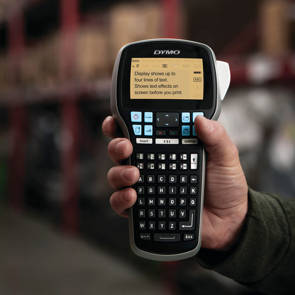 DYMO LabelManager 420P Label Maker | High Performance Rechargeable Portable Label Printer | Computer Connection | Print Barcodes, Logos & Graphics