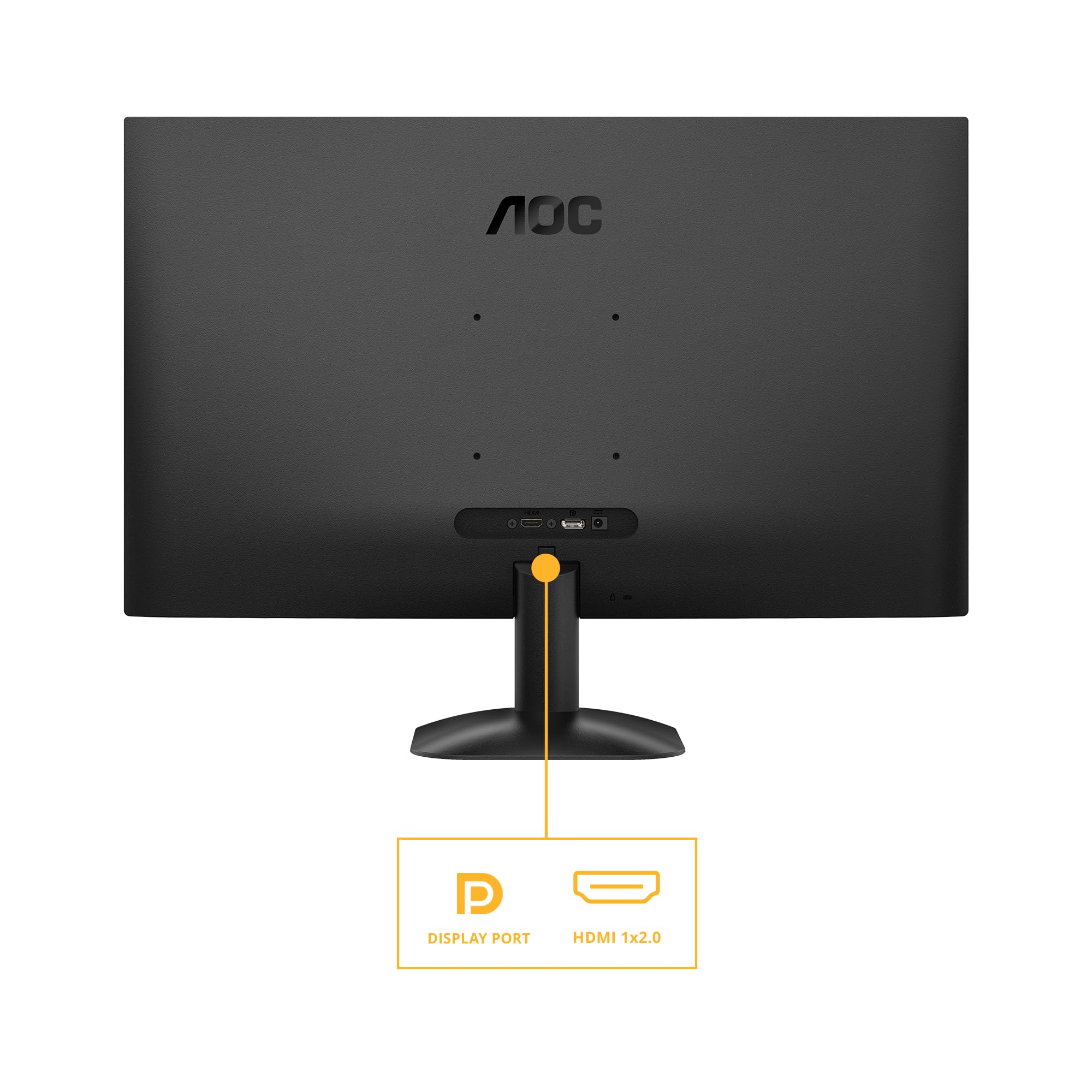 AOC 27B3CA2 - 27 Inch FHD Monitor, 100Hz, IPS, Speakers, USB-C Connectivity, FlickerFree, Adaptive Sync, LowBlue (1920 x 1080, 250 cd/m2, HDMI 1.4 / USB-C 65W Power delivery)