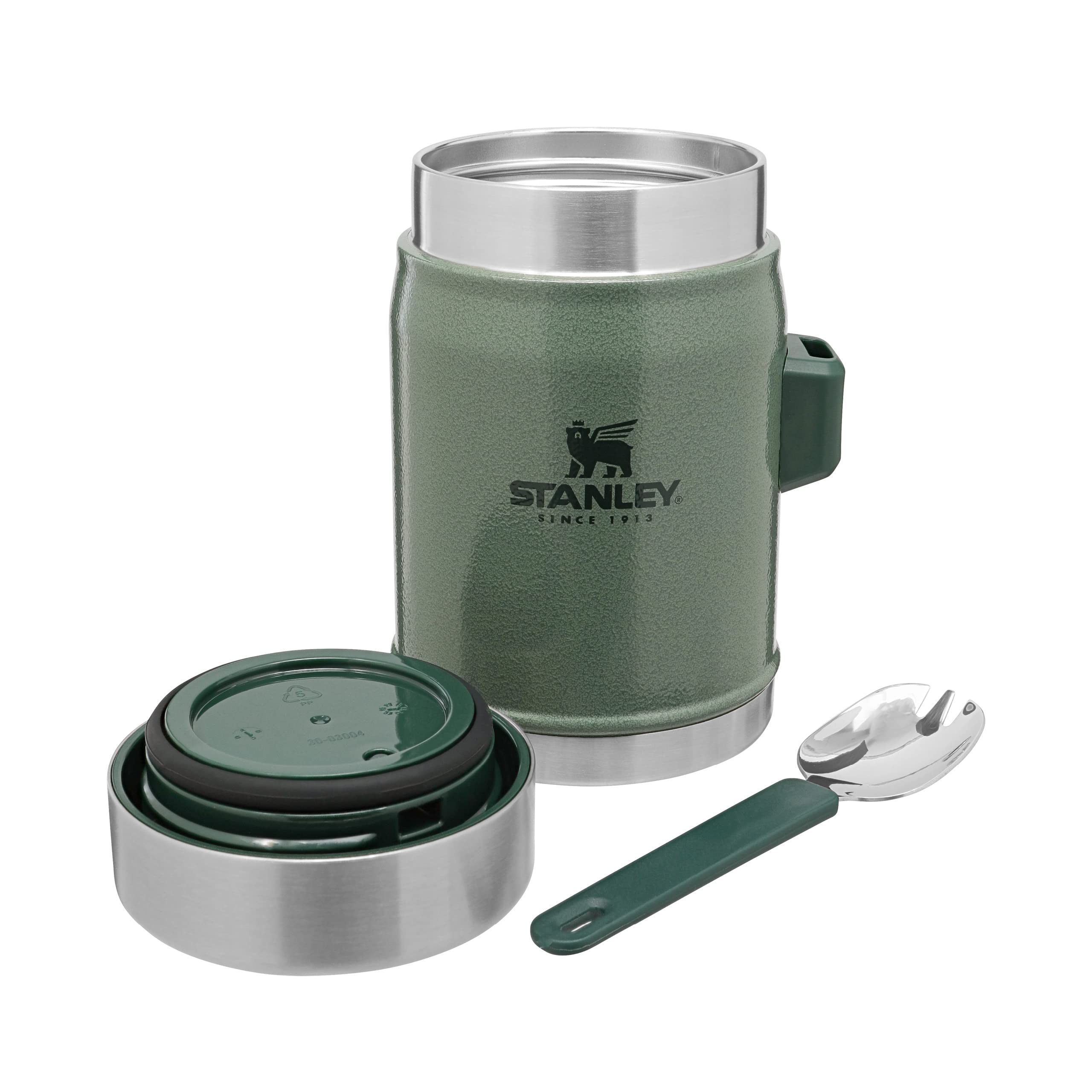 Stanley Classic Legendary Food Jar 0.4L With Spork - Keeps Cold For 7 Hours - BPA-Free Stainless Steel Soup Flask - Leakproof - Dishwasher Safe - Rose Quartz