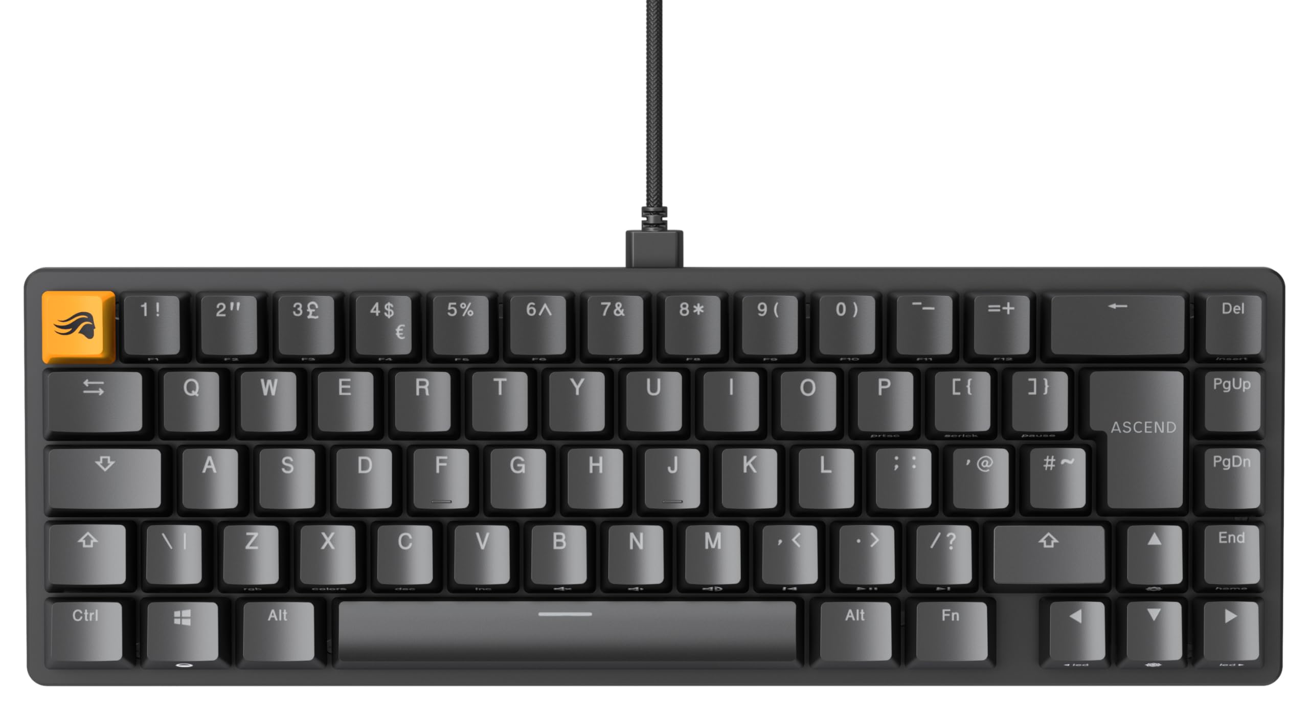 Glorious Gaming GMMK 2 Full Size (96%) - Mechanical Gaming Keyboard, Aluminium Frame, Customisable, Doubleshot Caps, Fox Switches, Per Key RGB, Full NKRO, English UK QWERTY Layout - Pink