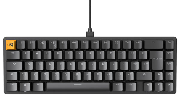 Glorious Gaming GMMK 2 Full Size (96%) - Mechanical Gaming Keyboard, Aluminium Frame, Customisable, Doubleshot Caps, Fox Switches, Per Key RGB, Full NKRO, English UK QWERTY Layout - Pink