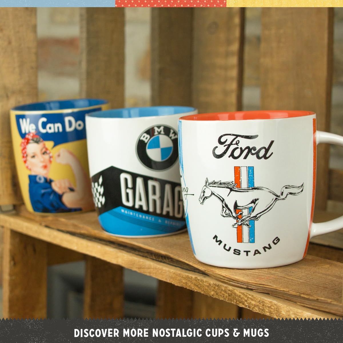 Nostalgic-Art Retro Coffee Mug 11oz VW - Good in Shape - Volkswagen Bus Gift Idea Ceramic Mug Vintage Design